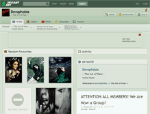 Tablet Screenshot of devophobia.deviantart.com