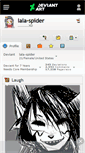 Mobile Screenshot of lala-spider.deviantart.com