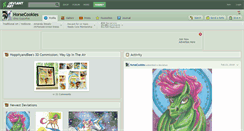 Desktop Screenshot of horsecookies.deviantart.com