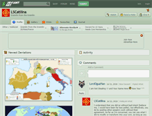 Tablet Screenshot of lscatilina.deviantart.com