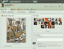 Tablet Screenshot of center555.deviantart.com
