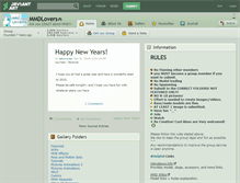 Tablet Screenshot of mmdlovers.deviantart.com