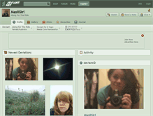 Tablet Screenshot of masilgirl.deviantart.com
