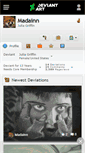 Mobile Screenshot of madainn.deviantart.com