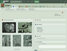Tablet Screenshot of madainn.deviantart.com