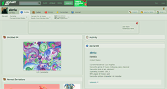 Desktop Screenshot of alenia.deviantart.com