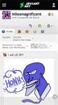 Mobile Screenshot of milesmagnificent.deviantart.com