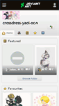 Mobile Screenshot of crossdress-yaoi-oc.deviantart.com