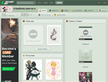 Tablet Screenshot of crossdress-yaoi-oc.deviantart.com