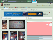 Tablet Screenshot of aiperfecta.deviantart.com