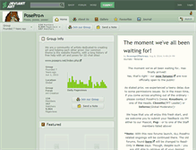 Tablet Screenshot of posepro.deviantart.com