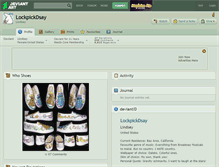 Tablet Screenshot of lockpickdsay.deviantart.com
