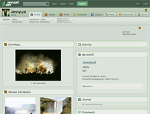 Tablet Screenshot of jennylyd.deviantart.com