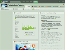 Tablet Screenshot of fantasticbooksfanart.deviantart.com
