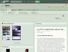 Tablet Screenshot of bigstan.deviantart.com