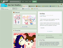 Tablet Screenshot of ham-ham-paradise.deviantart.com