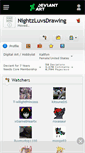 Mobile Screenshot of nightzluvsdrawing.deviantart.com