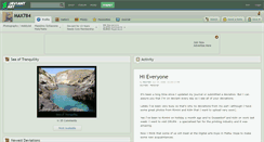 Desktop Screenshot of max784.deviantart.com