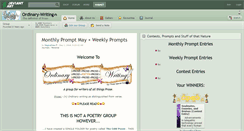 Desktop Screenshot of ordinary-writing.deviantart.com