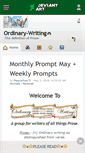 Mobile Screenshot of ordinary-writing.deviantart.com