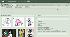 Desktop Screenshot of myst-fox.deviantart.com