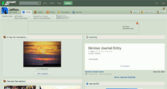 Desktop Screenshot of jeffson.deviantart.com