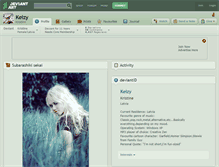 Tablet Screenshot of keizy.deviantart.com