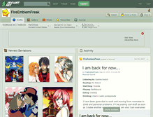 Tablet Screenshot of fireemblemfreak.deviantart.com