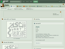 Tablet Screenshot of jsepia.deviantart.com