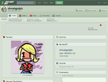 Tablet Screenshot of ohmahgodplz.deviantart.com