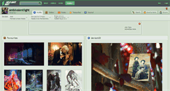 Desktop Screenshot of ambivalentlight.deviantart.com