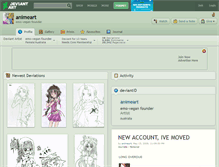 Tablet Screenshot of animeart.deviantart.com