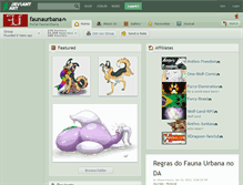 Tablet Screenshot of faunaurbana.deviantart.com