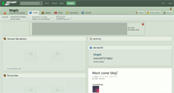 Desktop Screenshot of bbqplz.deviantart.com
