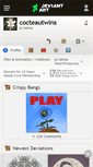 Mobile Screenshot of cocteautwins.deviantart.com