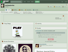 Tablet Screenshot of cocteautwins.deviantart.com