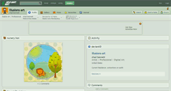 Desktop Screenshot of illusions-art.deviantart.com