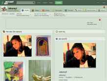 Tablet Screenshot of jakarayi.deviantart.com