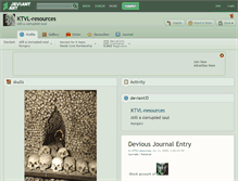 Tablet Screenshot of ktvl-resources.deviantart.com