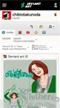 Mobile Screenshot of chibiotakunoda.deviantart.com