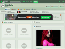 Tablet Screenshot of knightdigital.deviantart.com