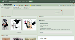 Desktop Screenshot of glitterfeathers.deviantart.com