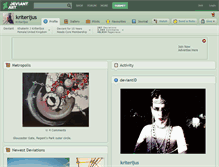 Tablet Screenshot of kriterijus.deviantart.com