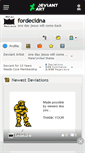 Mobile Screenshot of fordecidna.deviantart.com