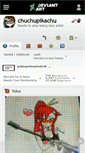 Mobile Screenshot of chuchupikachu.deviantart.com