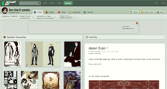 Desktop Screenshot of berylia-crystalia.deviantart.com