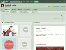 Tablet Screenshot of berylia-crystalia.deviantart.com