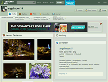 Tablet Screenshot of angelmoon14.deviantart.com