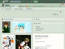 Tablet Screenshot of kadoku.deviantart.com