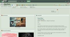 Desktop Screenshot of krazy-bluez.deviantart.com